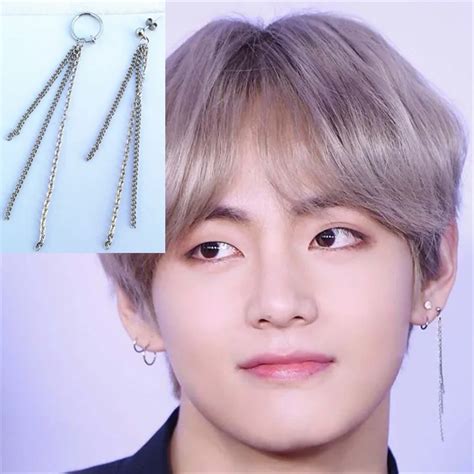 v earrings bts dna.